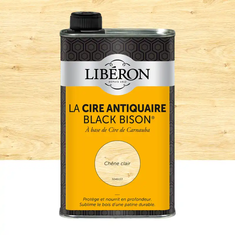 Cire antiquaire liquide "Black Bison" chêne clair 500 ml LIBERON Bon Marché