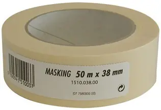 Pas Cher Ruban de masquage lisse standard 50 m x 38 mm