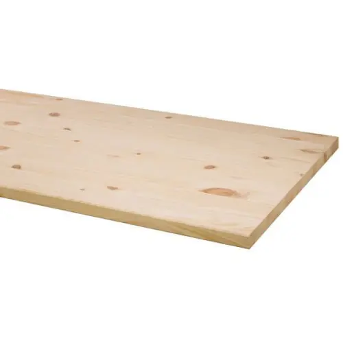 Produit De Marque Panneau pin choix AB lamellé-collé - 21 x 600 x 2400 mm - AJ TIMBER