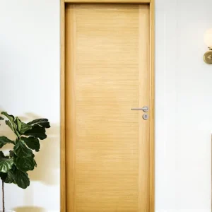 Bloc-porte postformé H.204 x l.73 cm décor plaqué chêne EQUINOXE poussant gauche - SMIS Offre Limitée