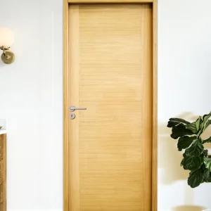 Bloc-porte postformé H.204 x l.83 cm décor plaqué chêne EQUINOXE poussant droit - SMIS Offre Limitée