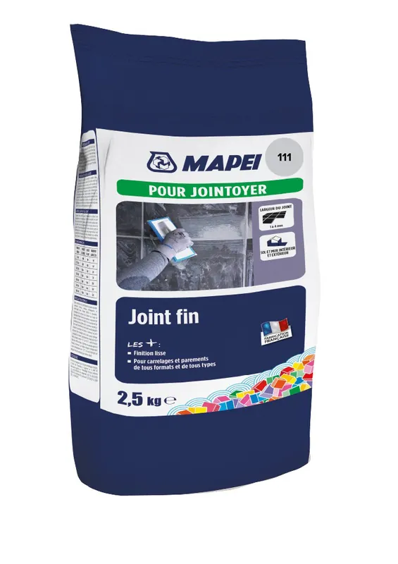 Marque Joint de carrelage fin gris 2,5 kg MAPEI