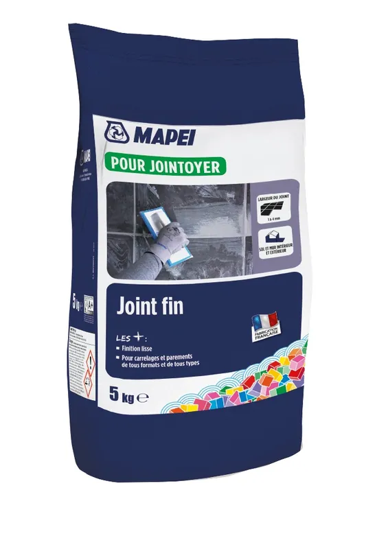 Joint de carrelage fin blanc 5 kg MAPEI Dernier Modèle