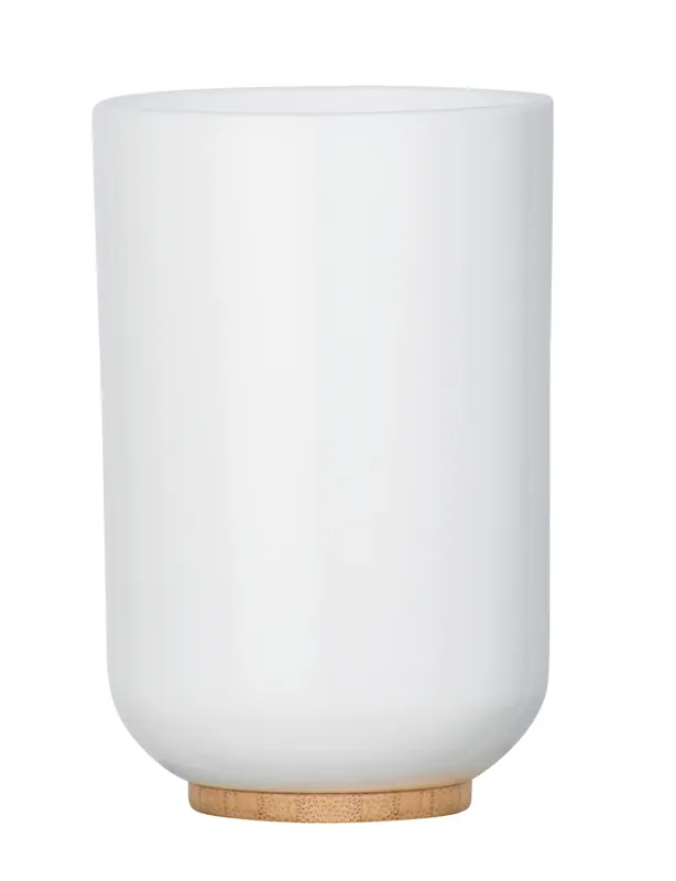 Dernier Modèle Gobelet Posa blanc et bambou WENKO