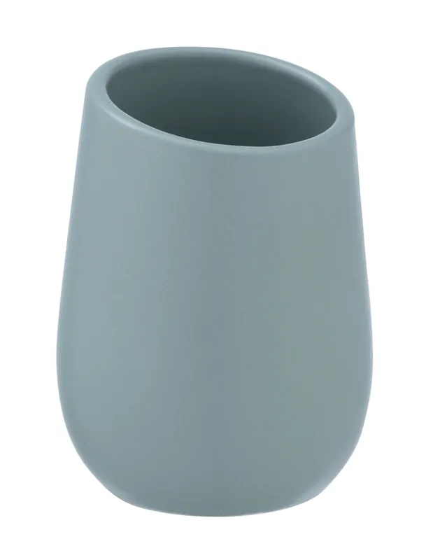 Must-Have Gobelet de salle de bain Badi bleu gris WENKO