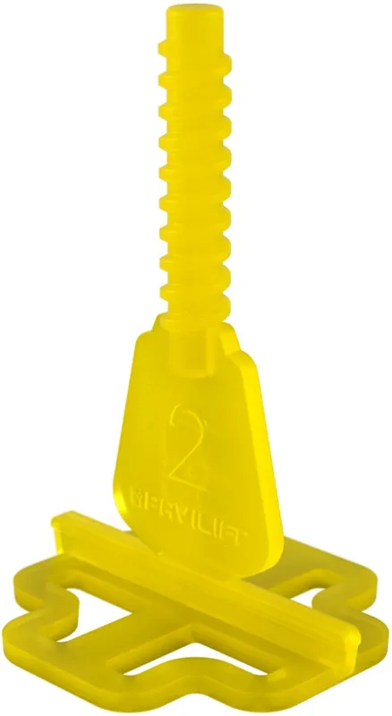 Petit Prix Croisillons de carrelage autonivelants en I 2 mm jaune sachet de 100 PAVILIFT