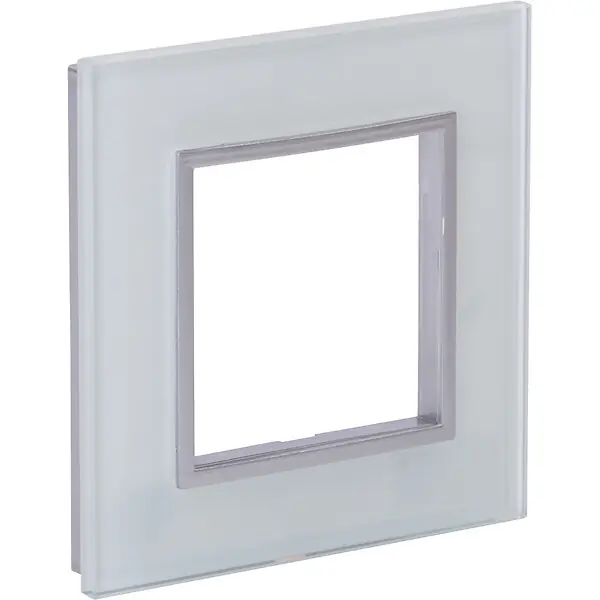 Must-Have Plaque de finition simple en verre Kalya - Blanc - Zenitech
