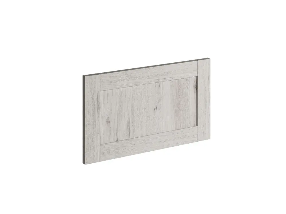 Offre Exclusive Porte transversale à cadre effet bois blanchi pour meuble haut de cuisine Quadro ANV-01 OAK 35 x 60 cm OFITRES