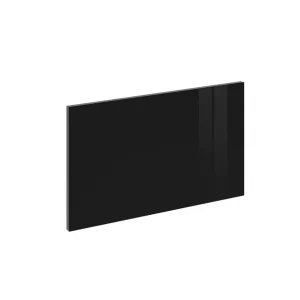 Nouvelle Collection Porte transversale pour meuble haut de cuisine Cristal noir brillant 35 x 60 cm OFITRES
