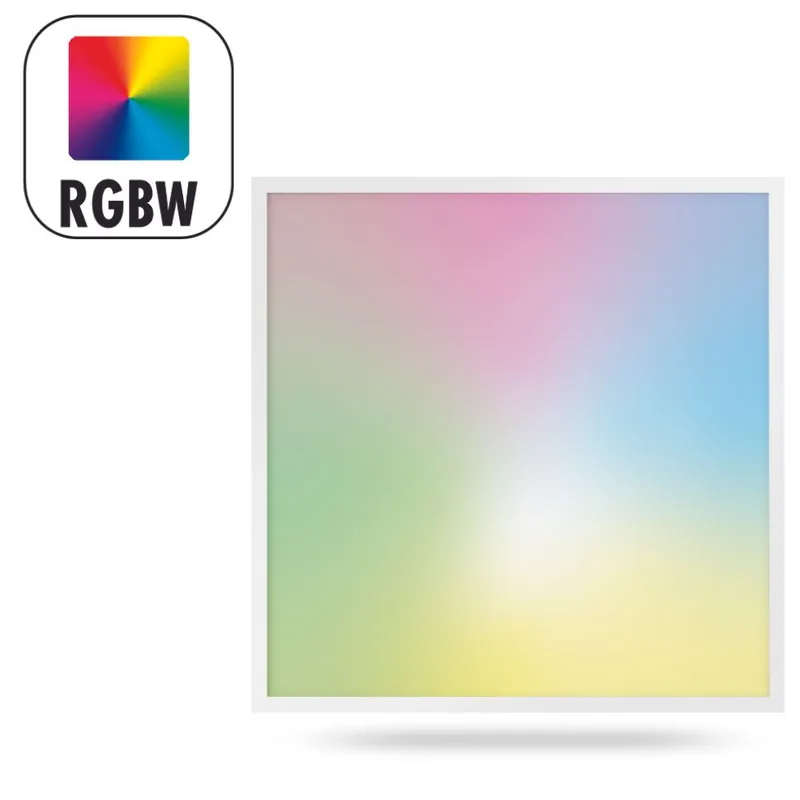 Prix Promo Dalle LED 60x60cm 36W encastrable connectée WiFi multicolore + blanc - ARLUX