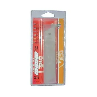 Retour Gratuit Lames de cutter cassables - 25mm - x10 FISCHER DAREX