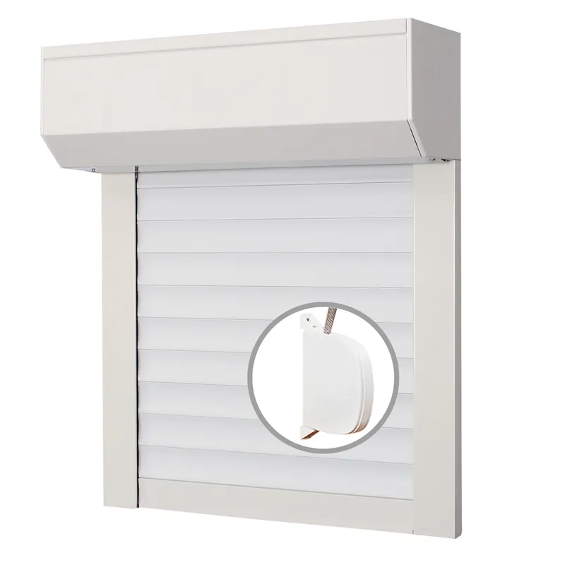 Volet roulant en lames PVC avec manoeuvre à sangle H 1400 x L 1000 Remise