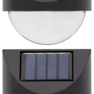 Jusqu'à Épuisement Des Stocks EZ SOLAR Pack de 2 appliques solaires rectangulaires 2 x 6 lumens