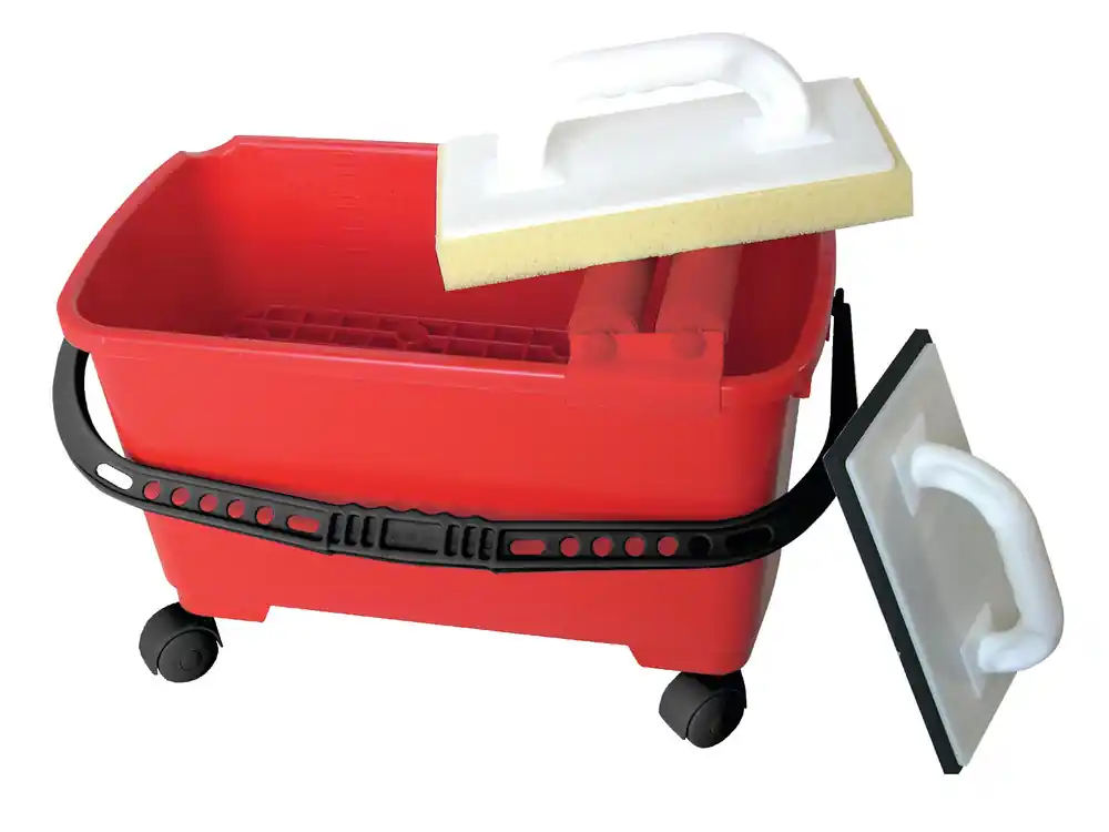 Offre Du Jour Kit bac de rinçage pour joint de carrelage en 25L TOMECANIC