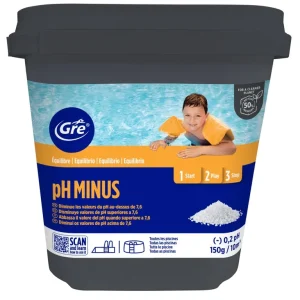 Offre Du Jour Régulateur piscine PH MOINS granulés seau de 5 kg GRE