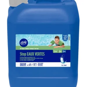 Réduction Traitement piscine stop eaux vertes 5 litres GRE