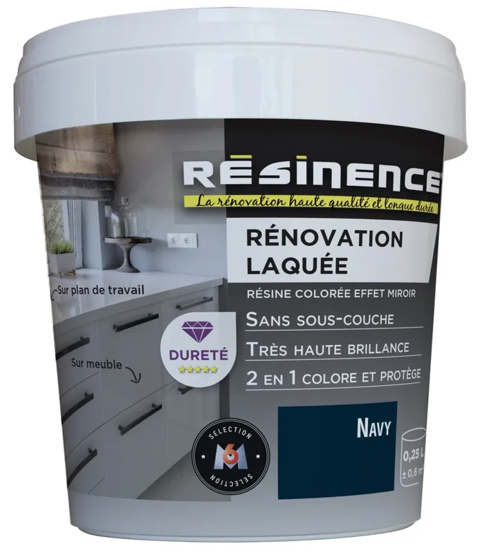 Achetez Aujourd'hui Résine de Rénovation Laquée blue navy 250 ml RESINENCE