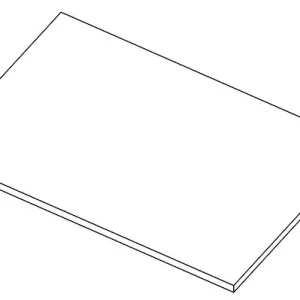 Bon Plan Étagère en PPSM - Blanc - L.50xl.35cm VIF