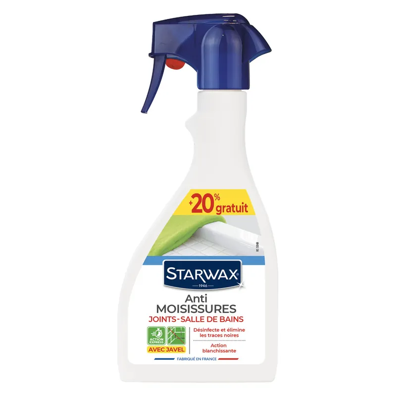 Nouvelle Collection Anti-moisissures spécial joints et salle de bains 600 ml STARWAX