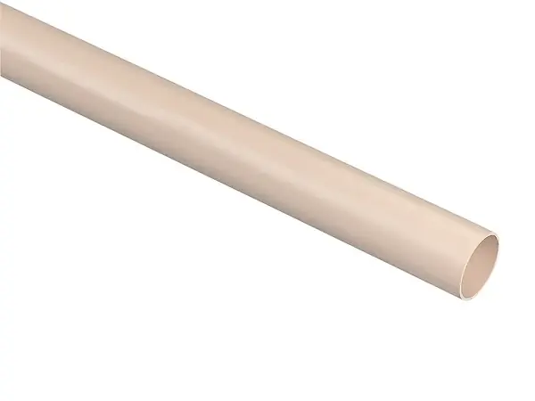 Haute Qualité Tube de descente gouttière PVC DN50 - Sable - L.2m WAVIN