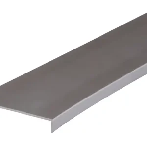 Nouvelle Collection Nez de cloison large aluminium gris - Ép.10 x l.54 mm - L.2.60 m - SPTD