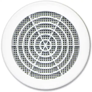 Produit De Marque Grille de ventilation concentrique PVC blanc - Diam. 147mm AUTOGYRE