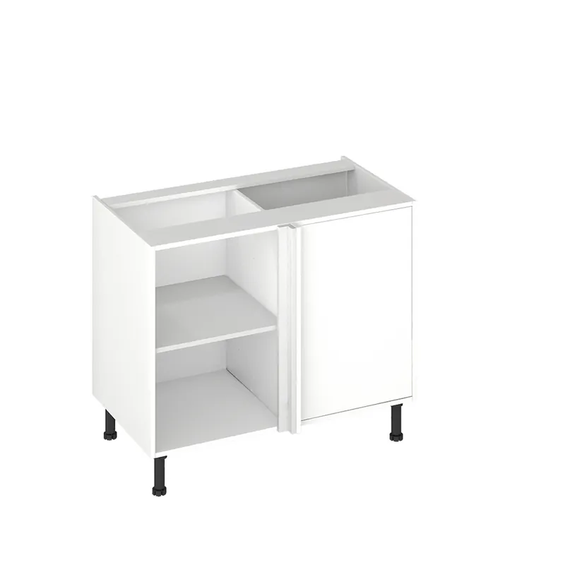 Usine Directe Fileur d‘angle pour meuble de cuisine Mallorca blanc mat 70 x 4,6 x 4,6 cm OFITRES