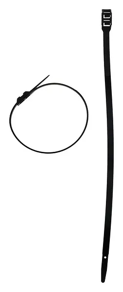Colliers de câblage plastique Noir 9x350mm lot de 20 ZENITECH Populaire