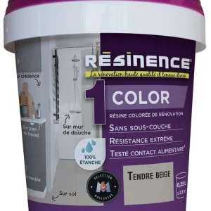 Résine de rénovation COLOR tendre beige 250 ml RESINENCE Paiement Sécurisé