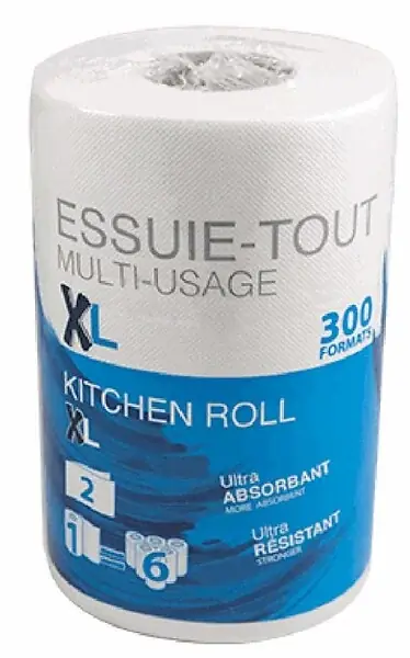 Essuie-tout ouate de cellulose Blanc 300 feuilles ONYX Prix Bas