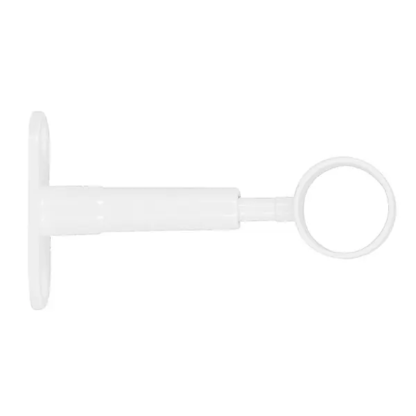 Support réglable pour barre dressing 60-90mm - Blanc MOBOIS Satisfait Ou Remboursé