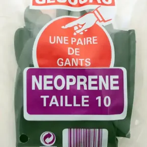 Paire de gants néoprène - Taille 10 - Usage professionnel GECOSAC Offre Du Jour
