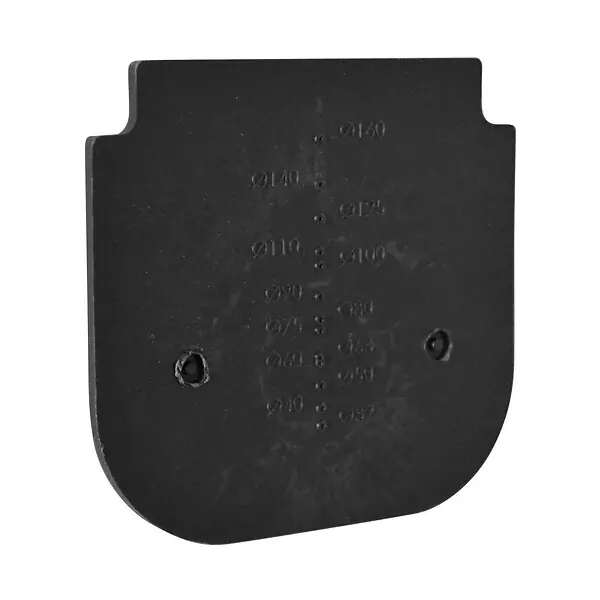 Bon Marché Obturateur pour caniveau - Polypropylène - Noir - 100x100mm JARDIBRIC