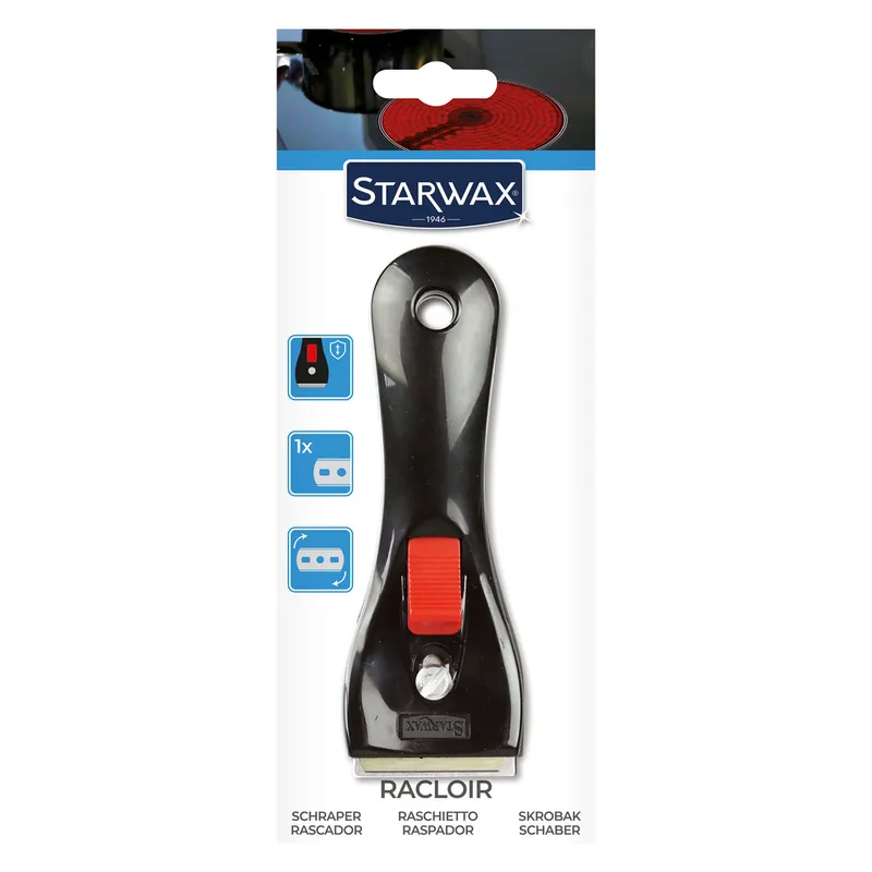 Racloir pour vitrocéramique et induction - STARWAX Retour Gratuit