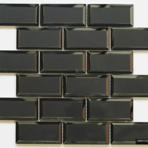 Meilleur Choix Mosaïque murale intérieur gris verre OLIVIA 30 x 30 cm vendu à l‘unité SAS MAT INTER