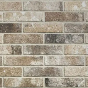 Prix Bas Faïence blanche murale intérieur briquette Brick beige ép 16,5 mm 6 x 25 cm paquet 0,58 m²