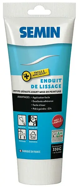 Enduit de lissage expert - Tube blanc 330 g SEMIN Meilleur Prix