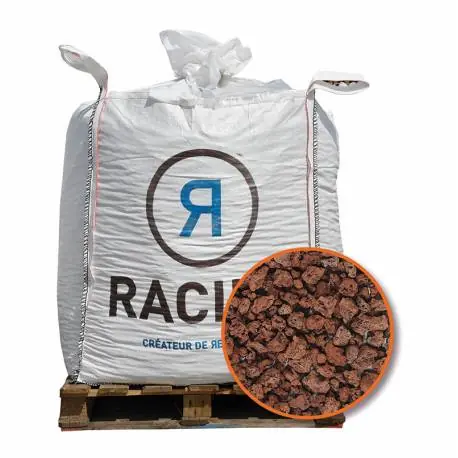 Pouzzolane rouge 7/15mm big bag de 500l RACINE Promotion