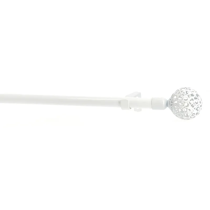 Bon Marché Kit tringle à rideaux extensible en métal de 1.20 à 2.10 m diam 16 à 19 mm Finition Blanc - MOBOIS