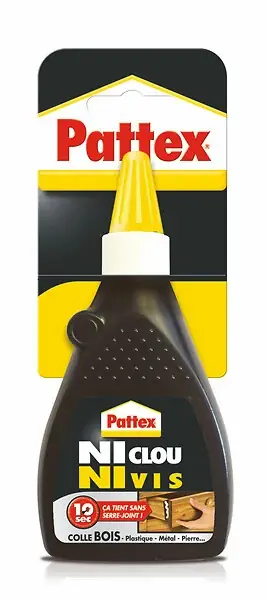 Colle liquide bois Ni Clou Ni Vis - 100g PATTEX Paiement Sécurisé