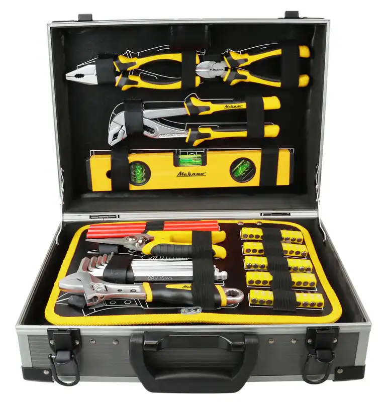 Paiement Sécurisé Mallette aluminium 110 outils MEKANO