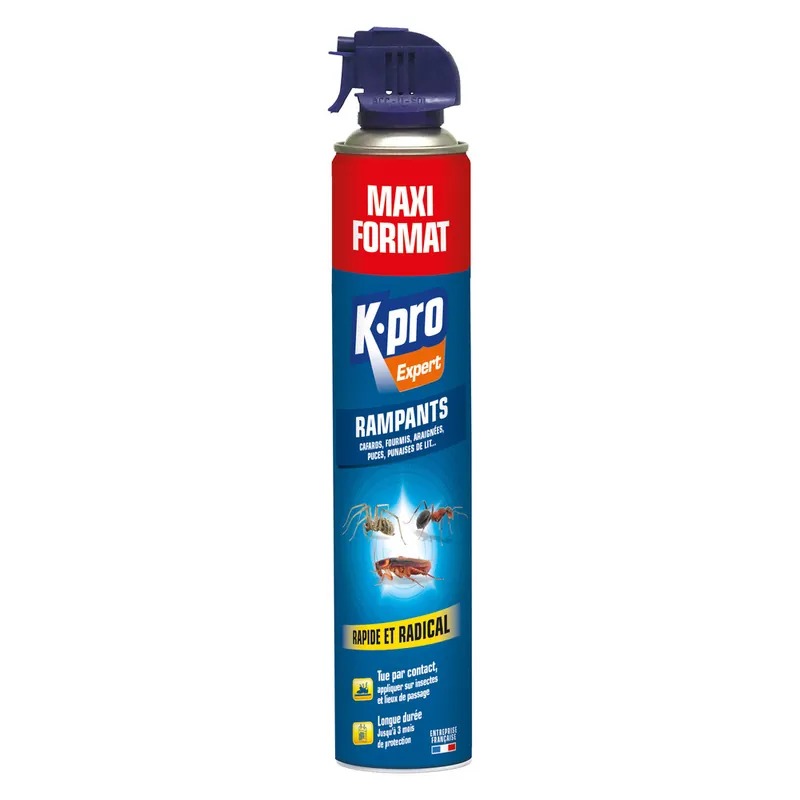 Achetez Aujourd'hui Insecticide insectes rampants aérosol 500ml - K-PRO