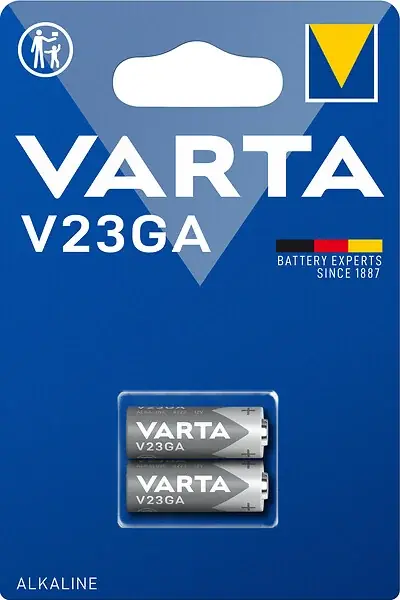 Pile alcaline V23GA 12V - 2 unités - 50 mAh VARTA Promotion Saisonnière