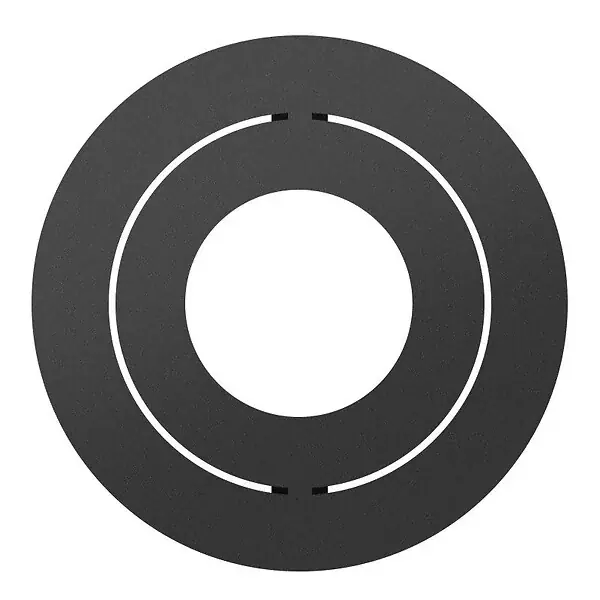 Promotion Saisonnière Collerette magnétique SOLUM TB102MB ronde noir mat pour Spot COMA