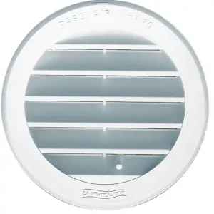 Dernière Chance Grille ventilation ronde réglable encastrable - Diam.120mm AUTOGYRE