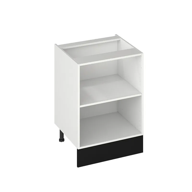 Usine Directe Plinthe pour meuble de cuisine Mallorca noir mat 244 x 14,6 cm OFITRES