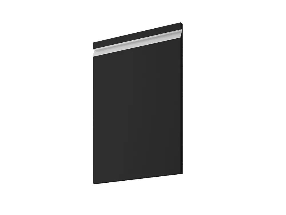Porte avec poignée intégrée pour meuble de cuisine Ibiza noir mat 56 x 60 cm OFITRES Haute Qualité