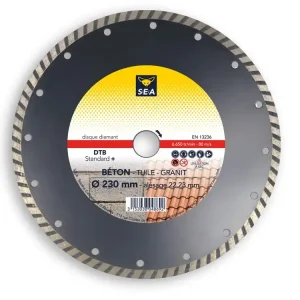 Achetez Aujourd'hui Disque diamant béton tuile granit diamètre 230 mm SEA