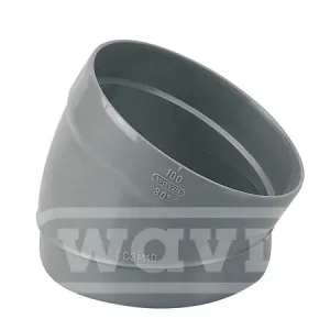 Populaire Coude évacuation bâtiment MF - PVC - D100mm - 30° WAVIN