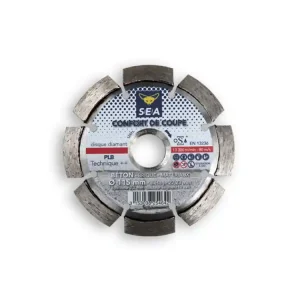 Prix Bas Disque diamant béton armé diamètre 115 mm SEA